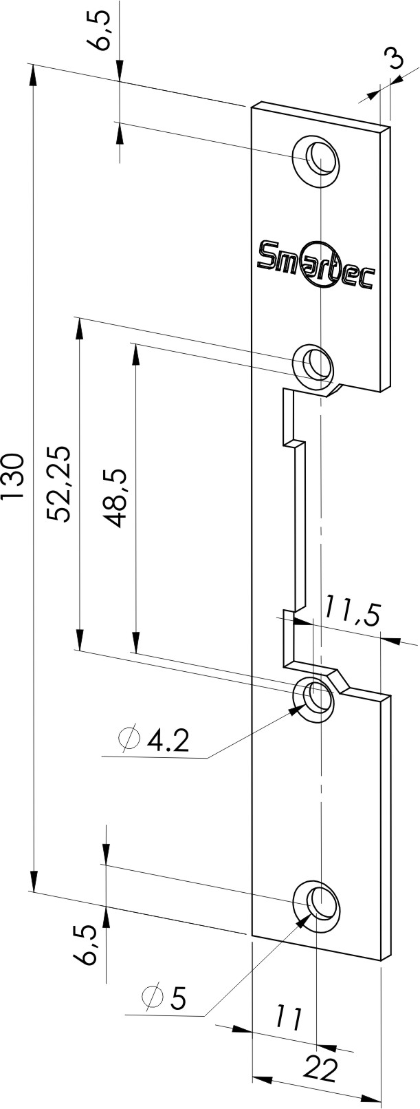 Smartec ST-SL301SP Запорная планка