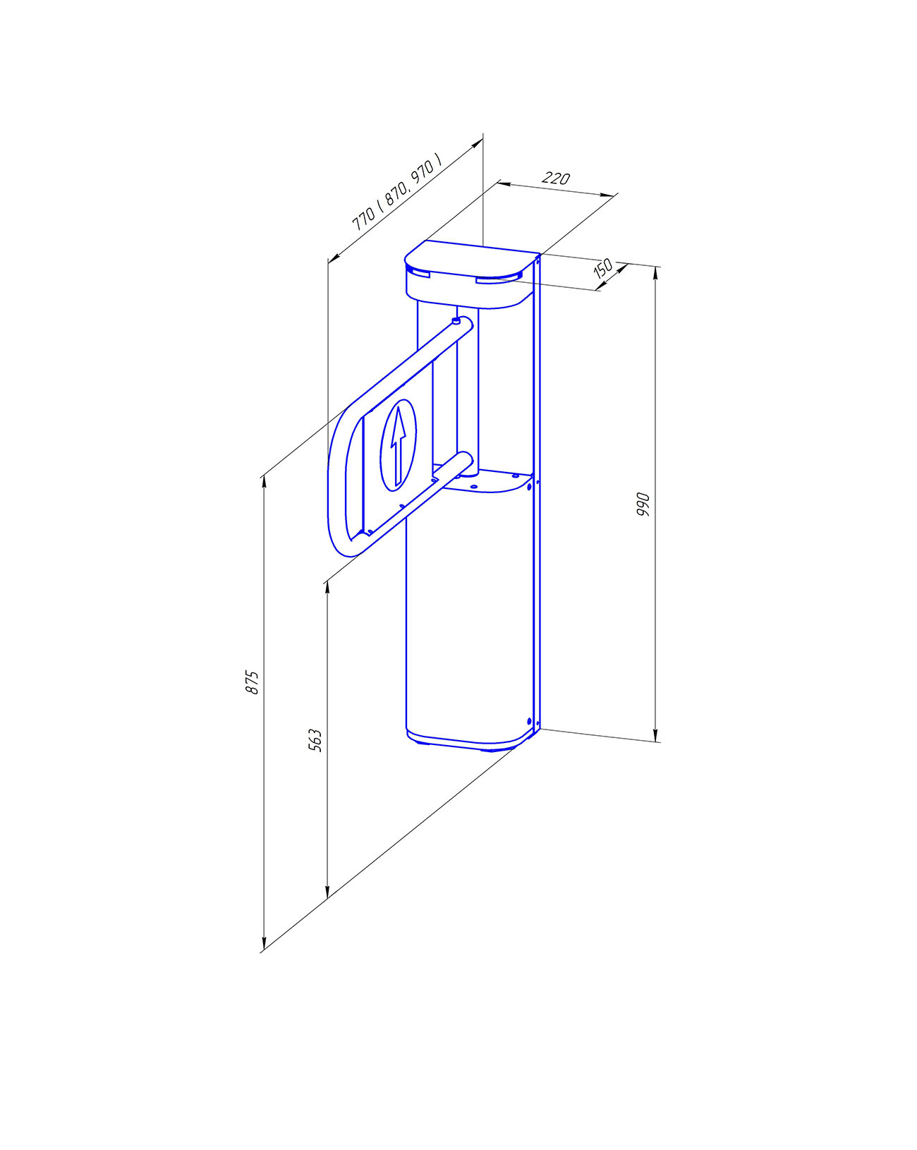 Ростов-Дон АК82М-01 Калитка (без дуги)