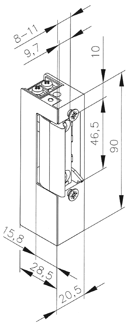 Smartec ST-SL151NO Защелка электромеханическая