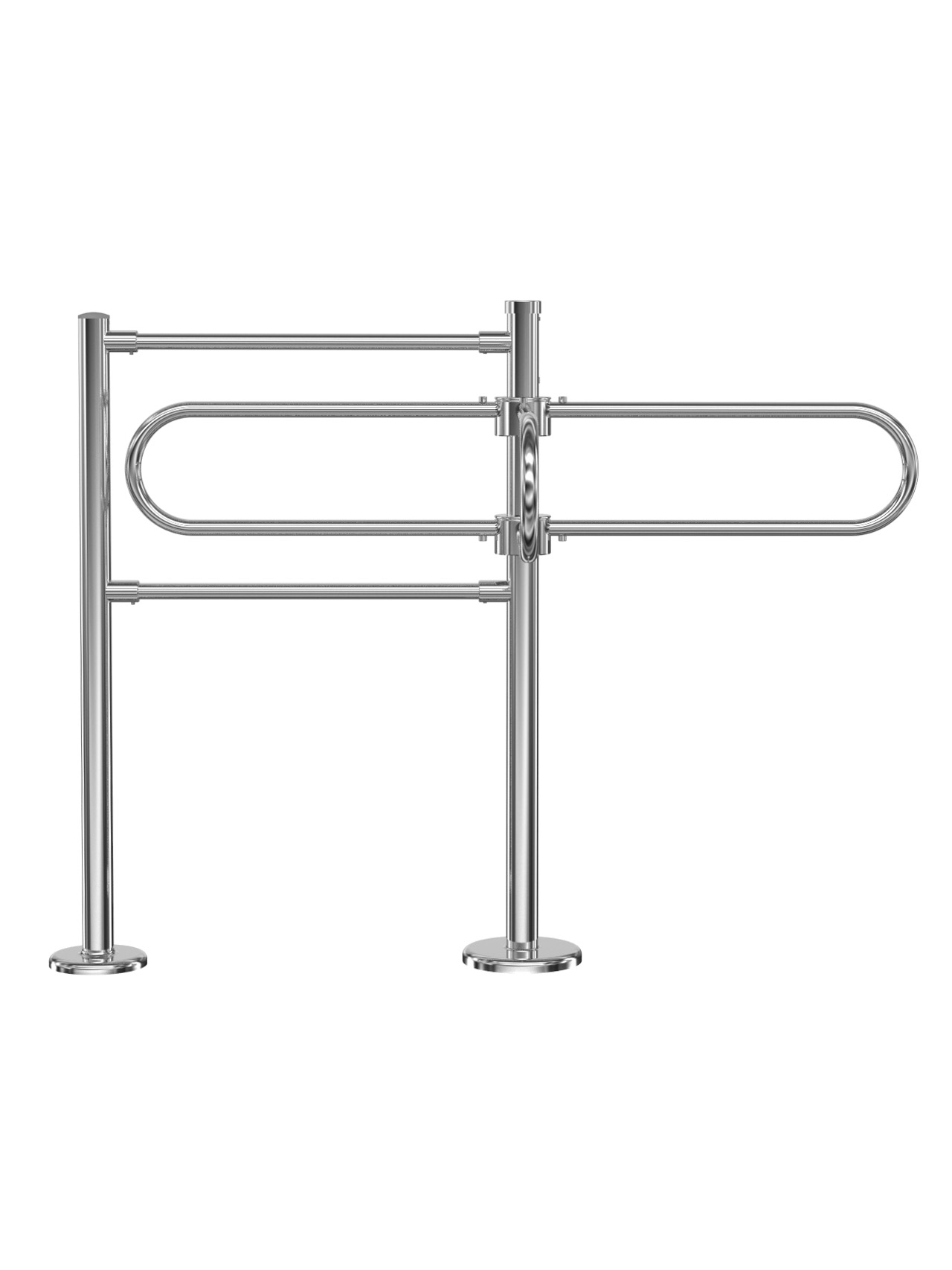 Ростов-Дон Р31М лв ХРОМ Полуростовой роторный турникет