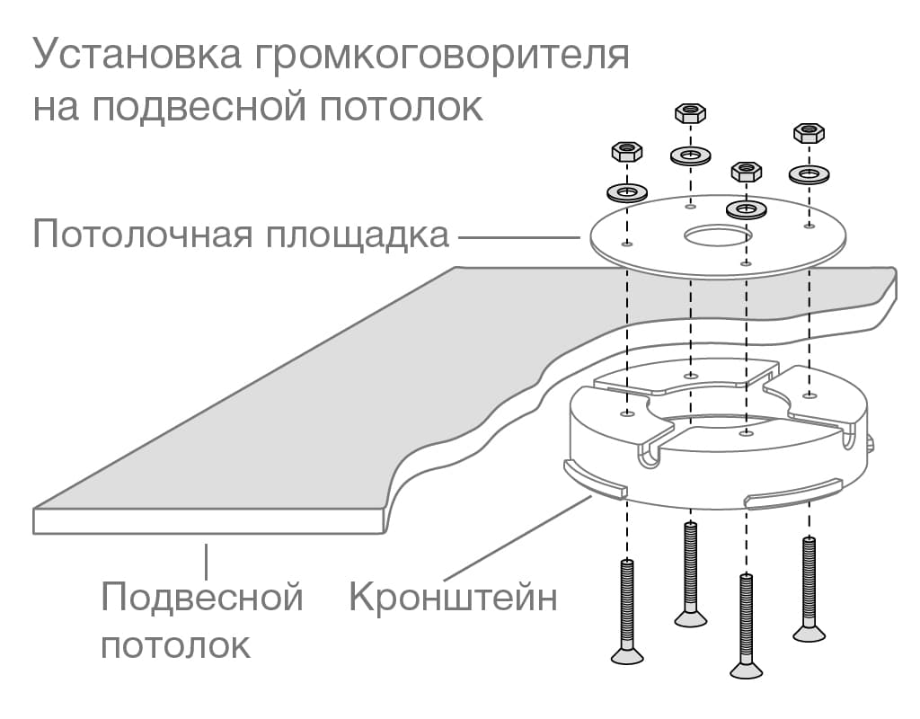 Stelberry F-306W Громкоговоритель потолочно-настенный
