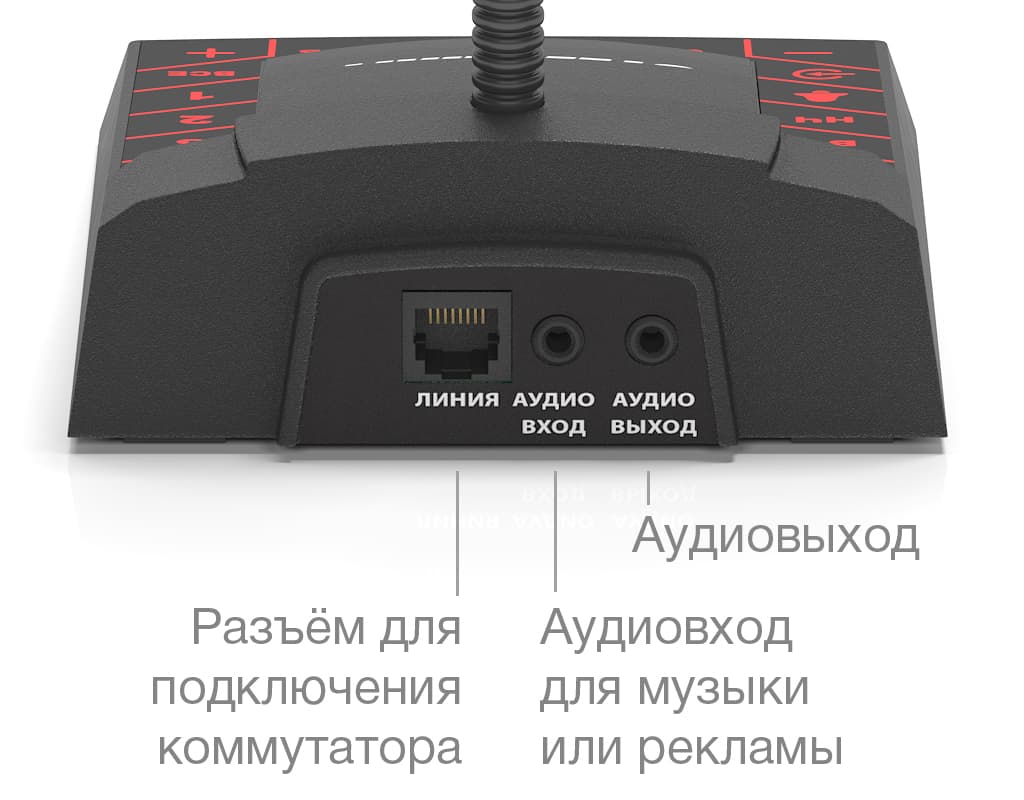 Stelberry F-740 Пульт микрофонный 4 зоны