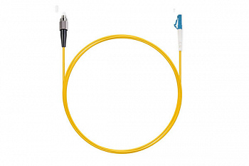 Netko Патч-корд оптический переходной LC-FC/UPC SM Simplex 3.0мм 9/125, 1м, LSZH