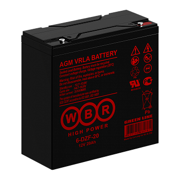 WBR 6-DZF-20 Аккумулятор