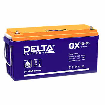 Delta GX 12-65 Аккумуляторная батарея