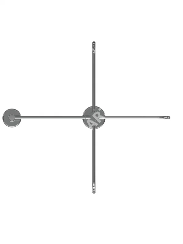 Ростов-Дон Р31М лв ХРОМ Полуростовой роторный турникет