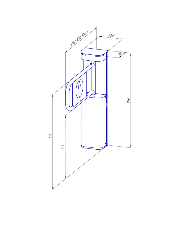Ростов-Дон К32Д-01 НЕРЖ Калитка (без дуги)