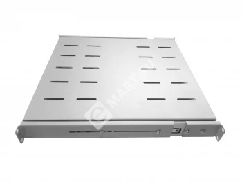 Netko Полка выдвижная для шкафа гл. 800 (482.6*450*43.6), с ушками, серая "А"