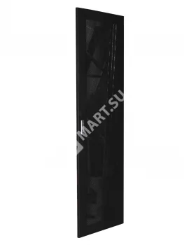 Netko Дверь для шкафа TS,T2 металл 42U Ширина 600 черная с перфорацией 