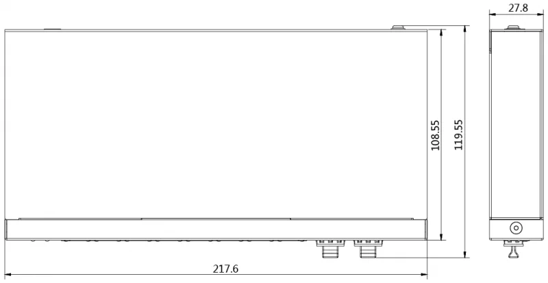 HikVision DS-KAD612 PoE-коммутатор