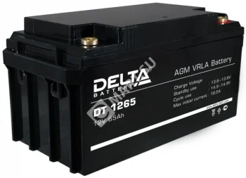 Delta DT 1265 Аккумулятор
