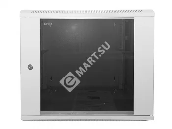 Netko Шкаф настенный 9U серия SOLO (540х600х445), передняя дверь стекло, собранный, серый "A" 