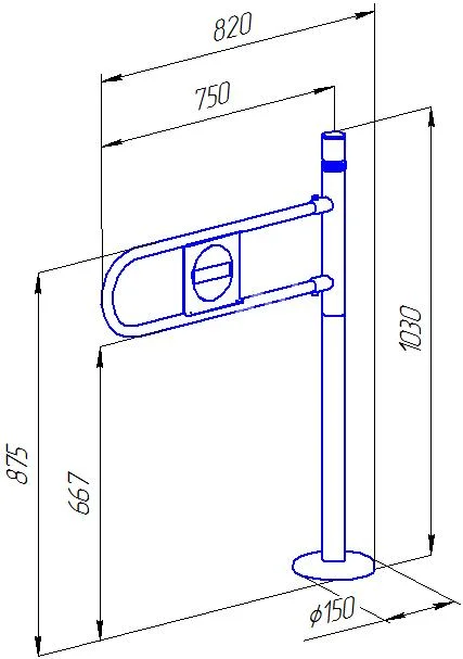 Ростов-Дон Калитка ОК61 (без дуги)