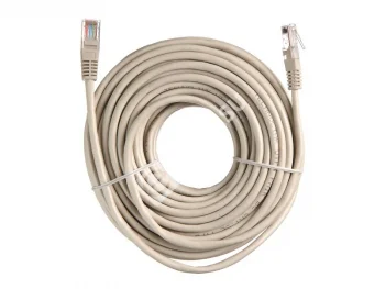 Technolink Патч-корд UTP4 cat 5e, 20,0м, ВС, LSZH, серый, литой коннектор