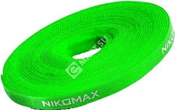 NIKOMAX NMC-CTV05M-15-RL-GN Стяжка-липучка нарезаемая